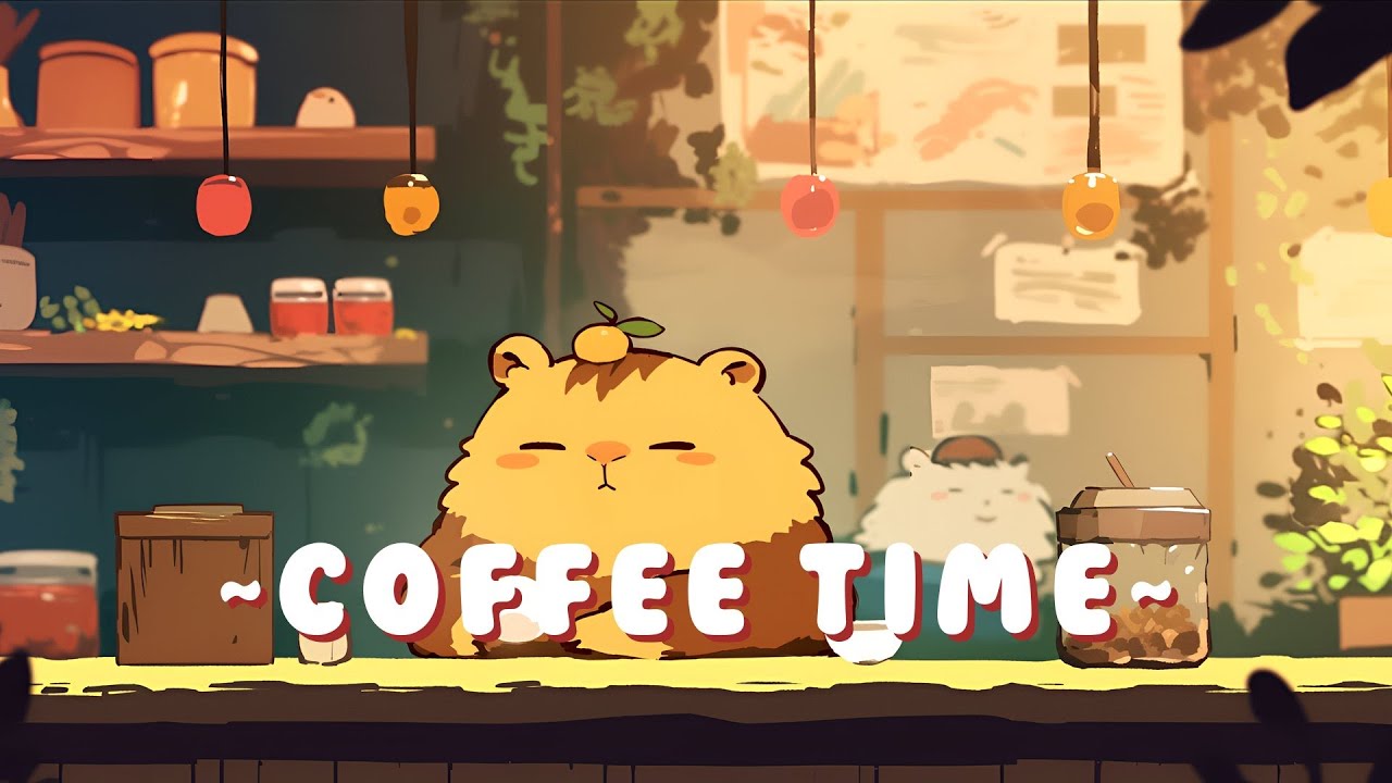 Capybara Lofi Music Station - Calming Beats & Melodies ~ Sweet Dreams ~ 🎵 | Continuous Mix