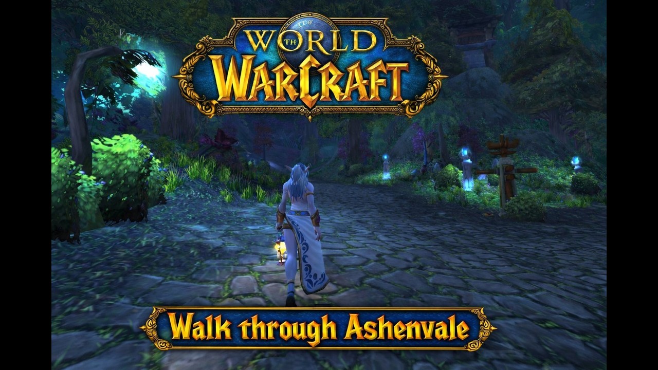Walking through Ashenvale | WoW Ambience Exploration
