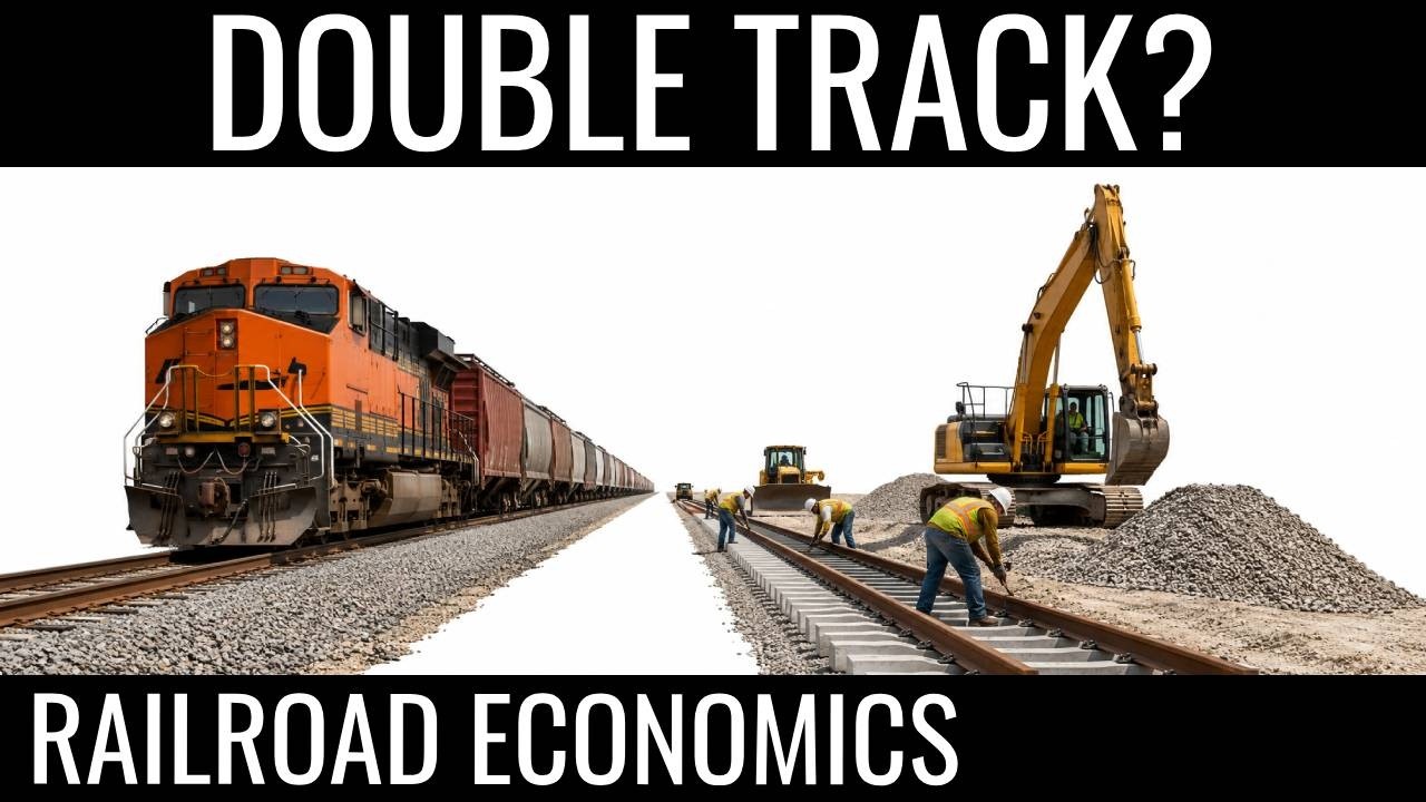 WHY DON'T RAILROADS JUST BUILD MORE TRACK? | Railroad Economics 012