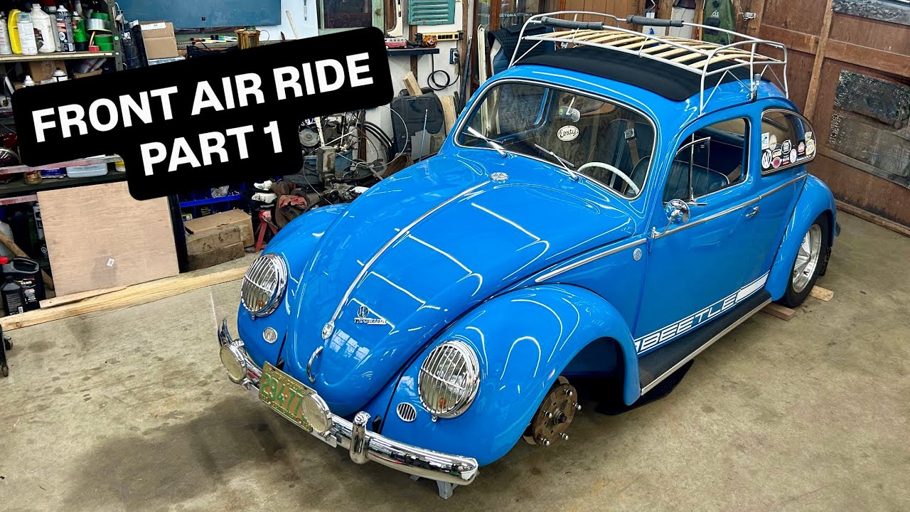 1958 VW BEETLE ПЕРЕДНЯЯ ПНЕВМОПОДВЕСКА ЧАСТЬ 1