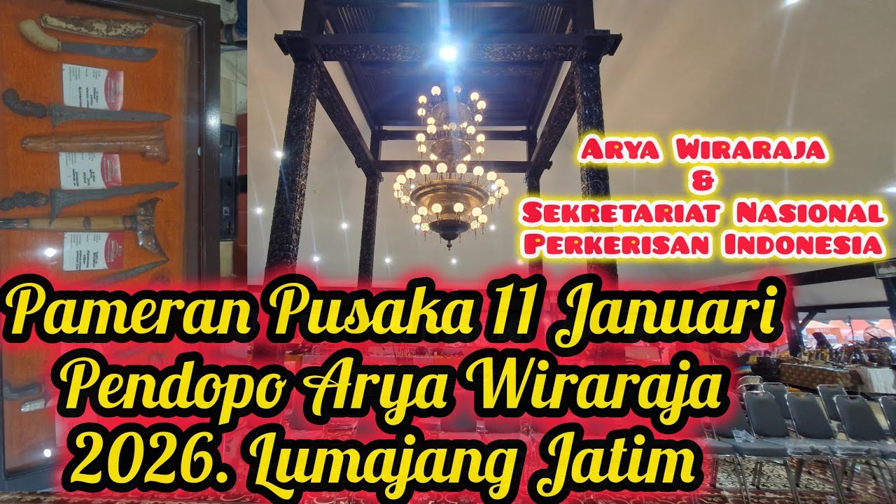 Pameran Pusaka 11-01-2026 #kerispusaka #kerisleluhur #fyp #kerissepuh #trending #faktaunik #viral 