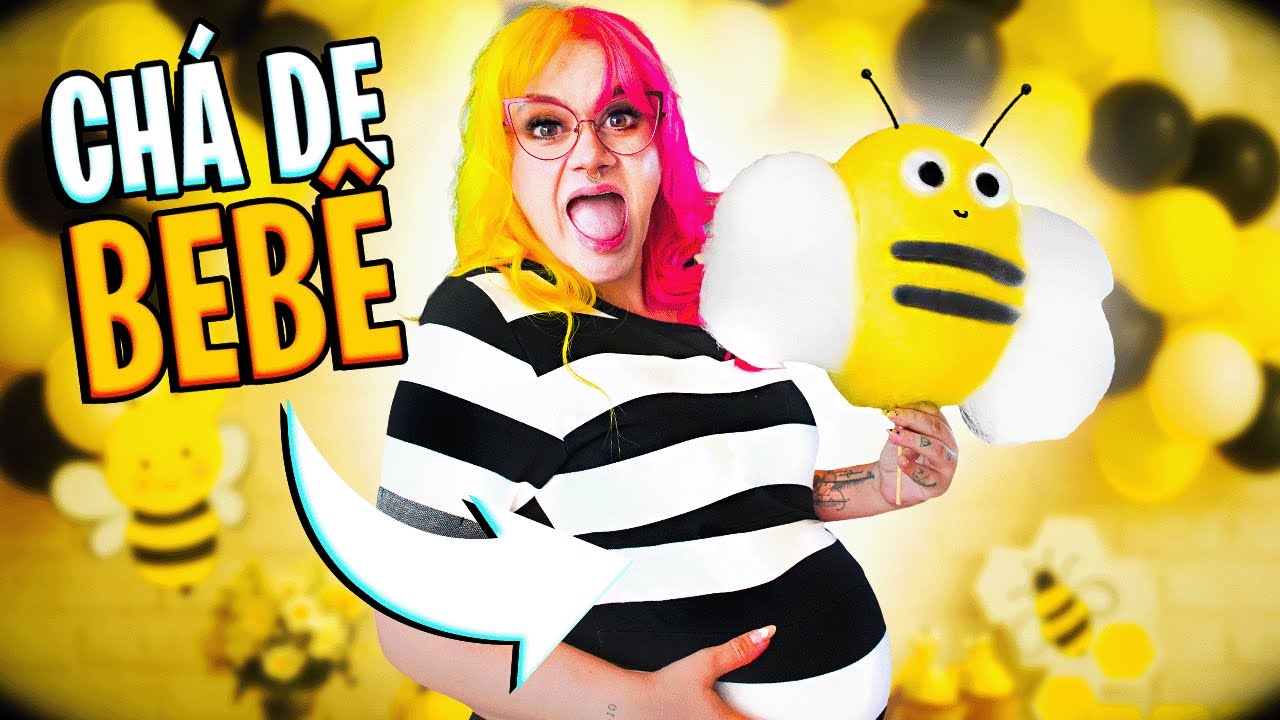 REVELANDO O NOME DA BABY GO NO CHÁ DE BEBÊ! 🐝
