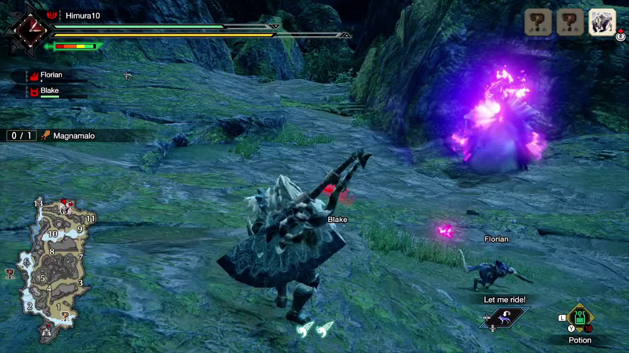Magnamolo Dive Bomb Attack (Monster Hunter Rise Demo)