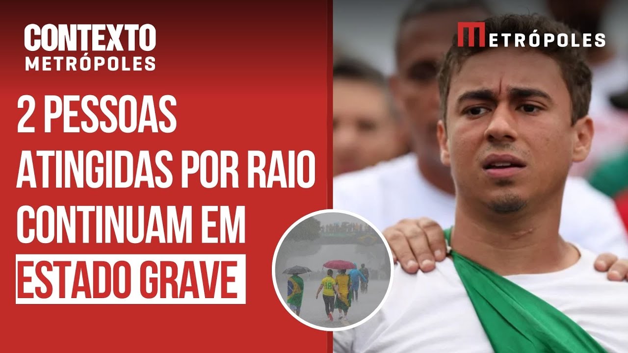 Internados no Hran após queda de raio em ato de Nikolas têm alta