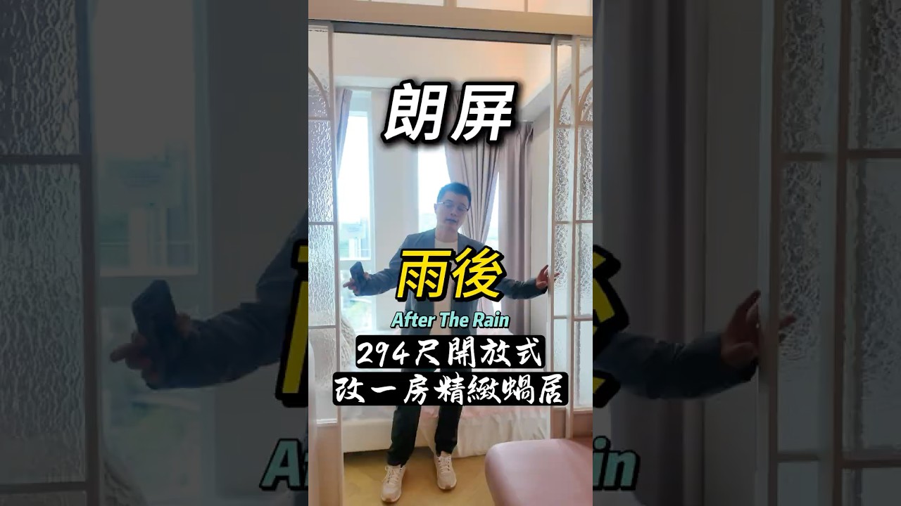 朗屏雨後After The Rain 294尺開放式改一房 精緻蝸居