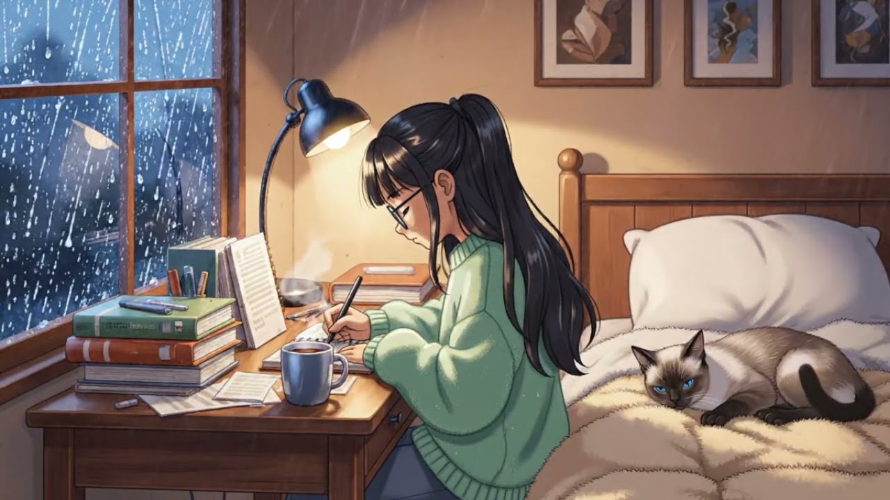 rainy window. 🌧️ [lofi / study / calm]