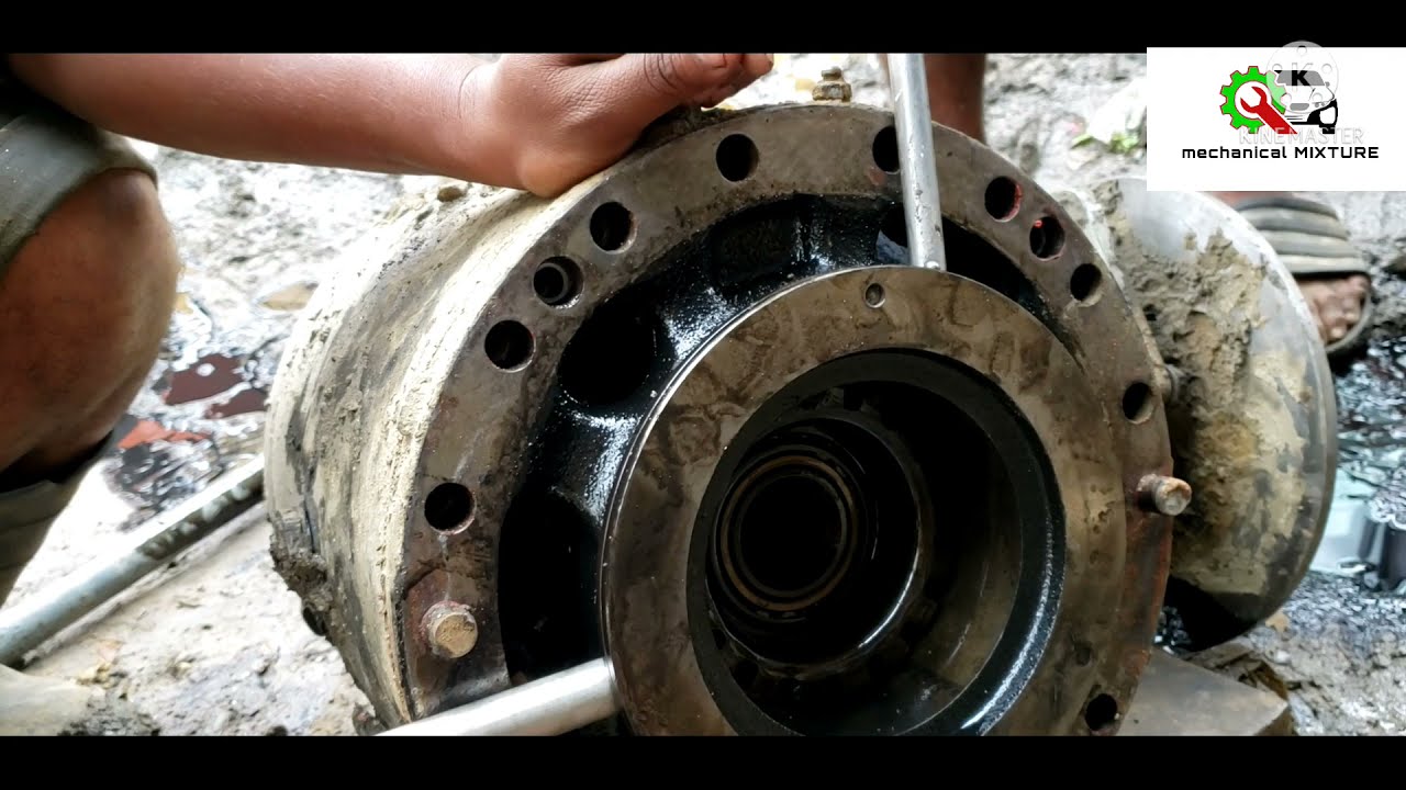 jcb backhue loader rear axle and brakes repair