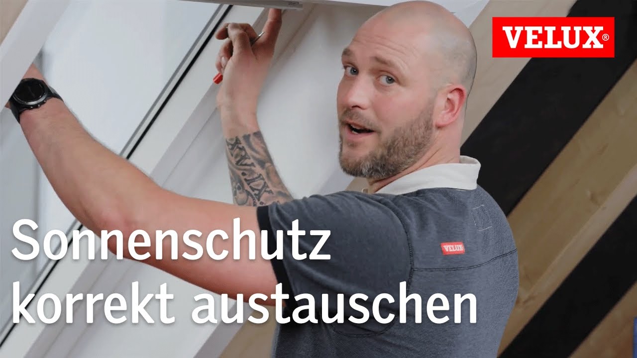 Austausch von VELUX Sonnenschutz