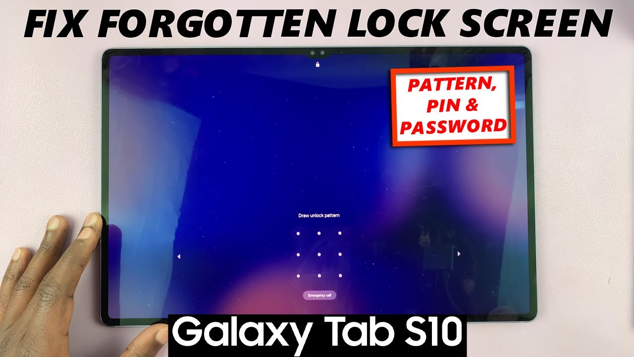 How To Bypass Forgotten Password, PIN / Pattern On Samsung Galaxy Tab S10 / S10 Ultra