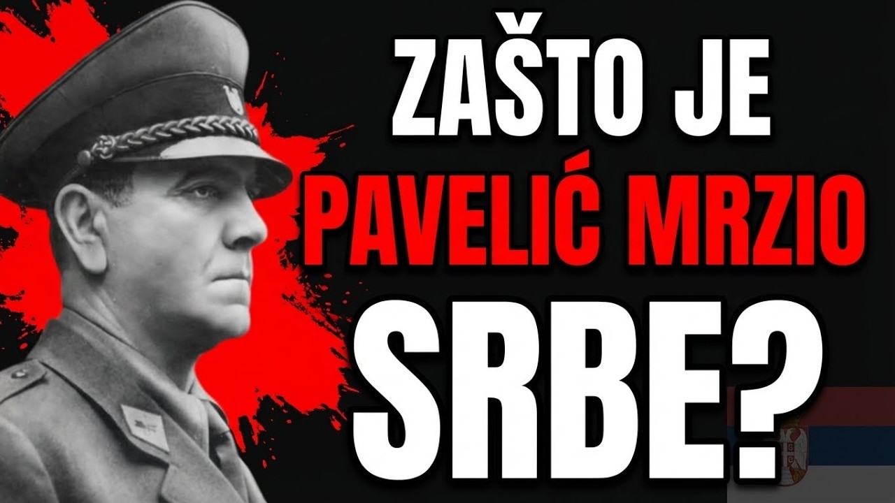 ZA&Scaron;TO JE PAVELIĆ MRZIO SRBE? Želim Znati Analiza