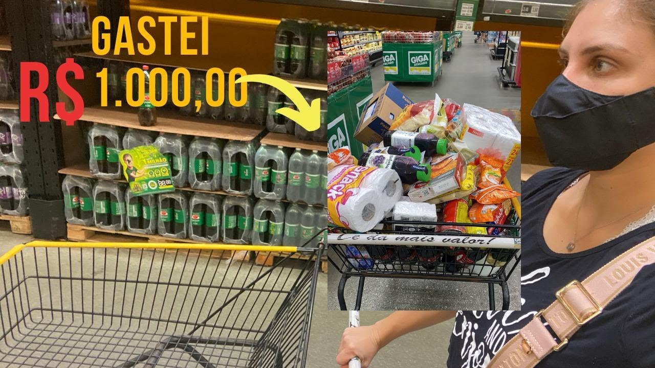 FAZENDO COMPRAS DO MÊS NO MERCADO