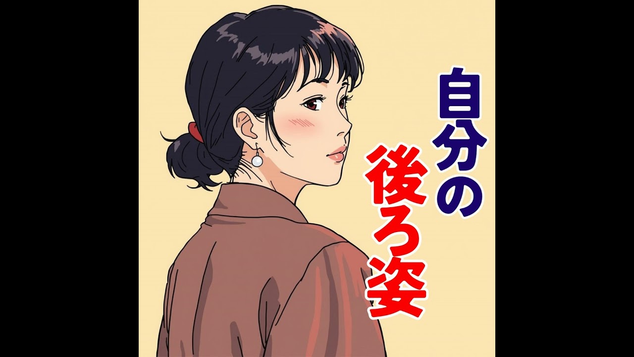 自分の後ろ姿を、あなたも私も見ることが出来ないね #442