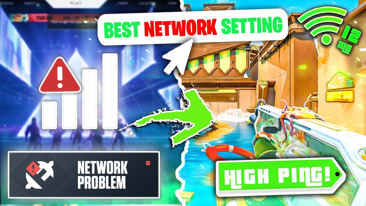 🔧How To Fix HIGH PING Issues In VALORANT !📈 (2024 Updated)