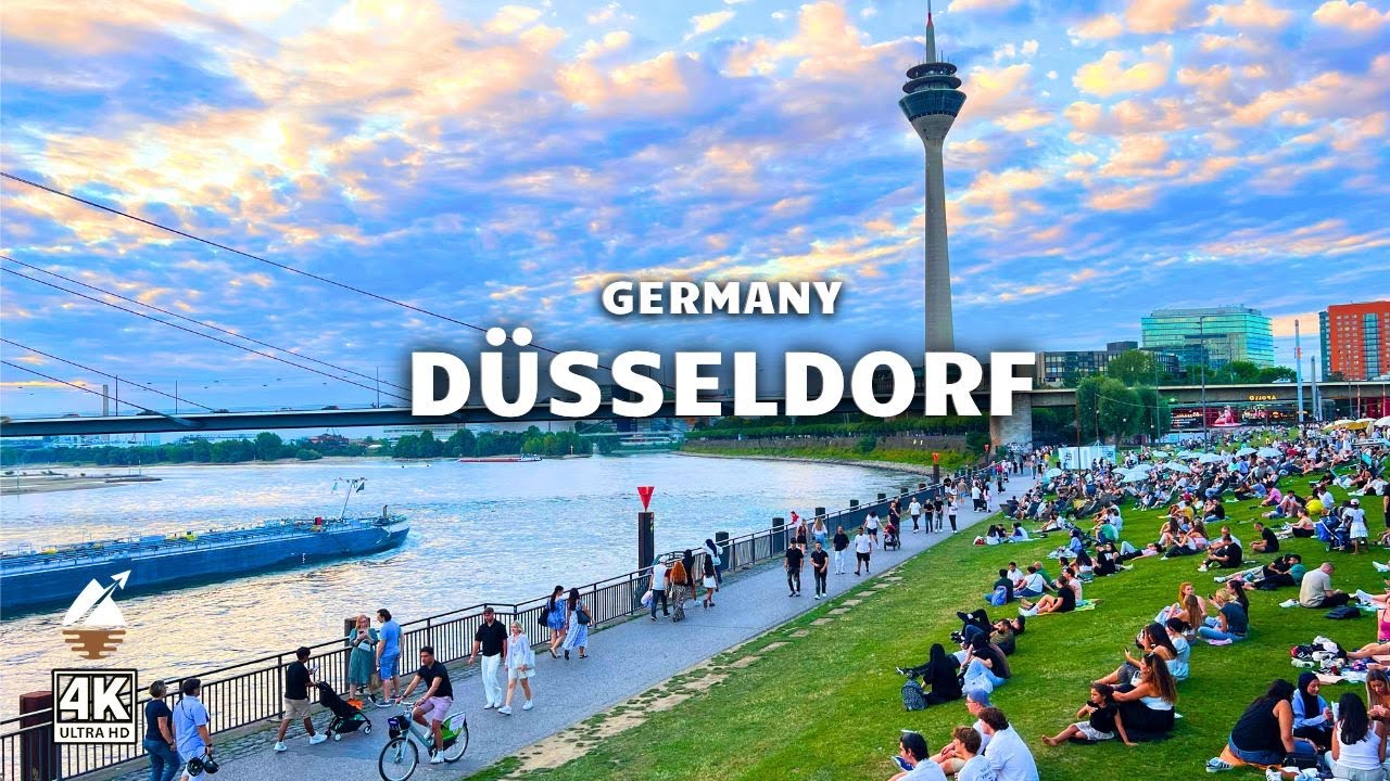 Düsseldorf, Germany | 4k HDR Walking Tour Through the Heart of the City