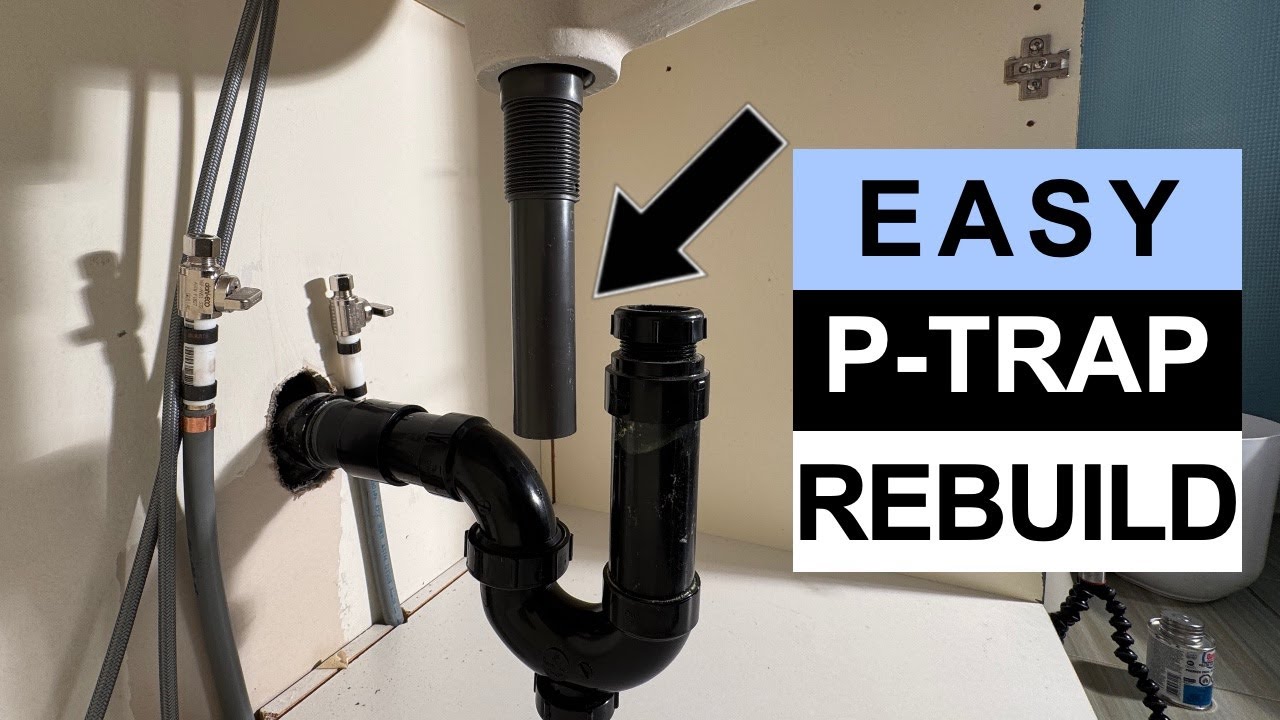SINK DRAIN DOESN'T LINE UP WITH P-TRAP PLUMBING