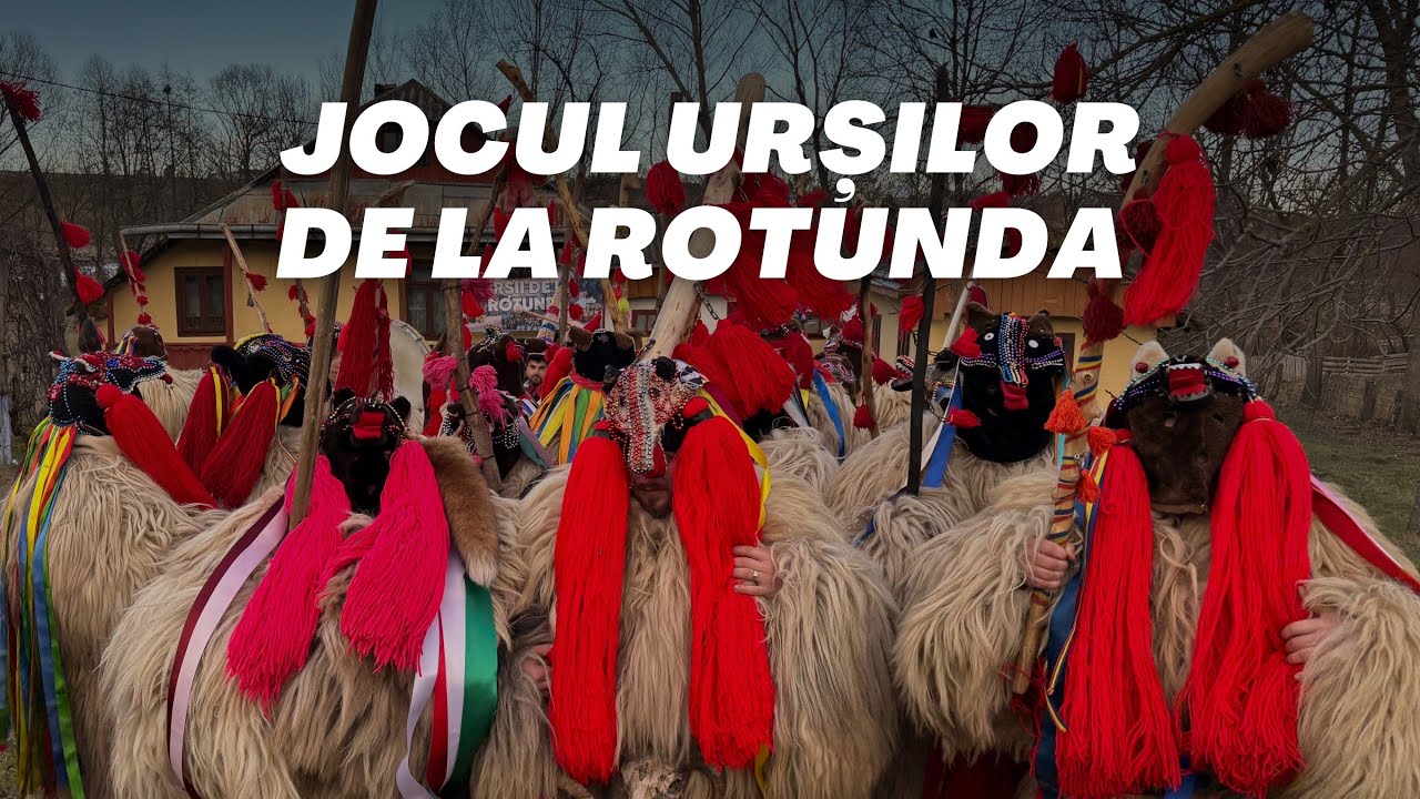Jocul Urșilor de la Rotunda | Tradiții de Anul Nou în satul Rotunda