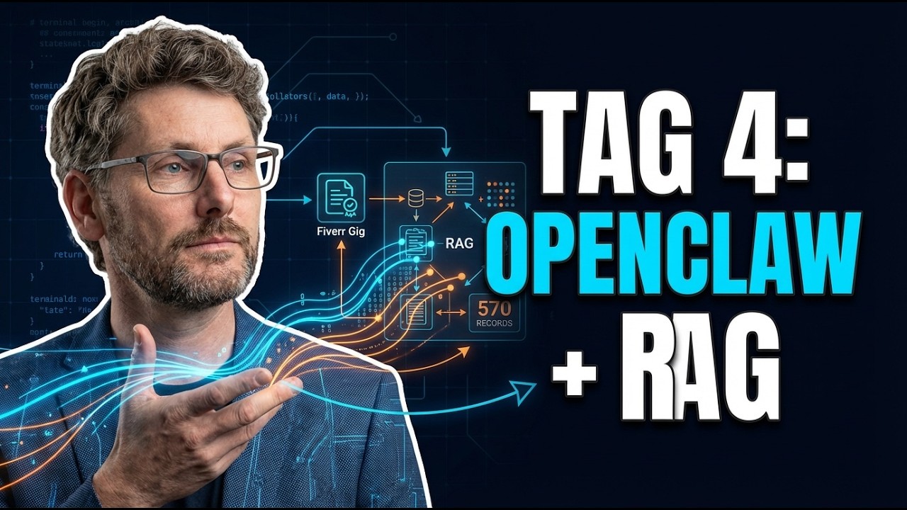 OpenClaw Tag 4: RAG-System als Zusatz Gehirn