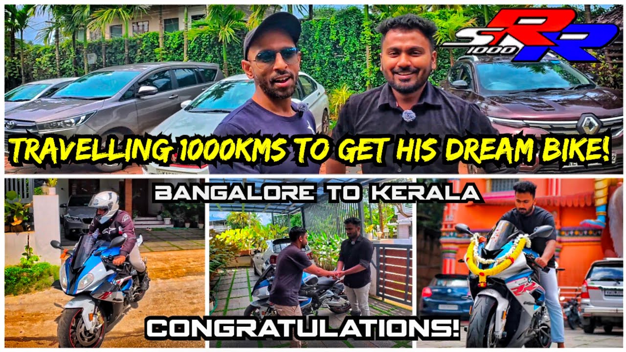 Travelling 1000 kms to get BMW S1000RR | Congratulations ತಮ್ಮುಡು🔥❤️ |