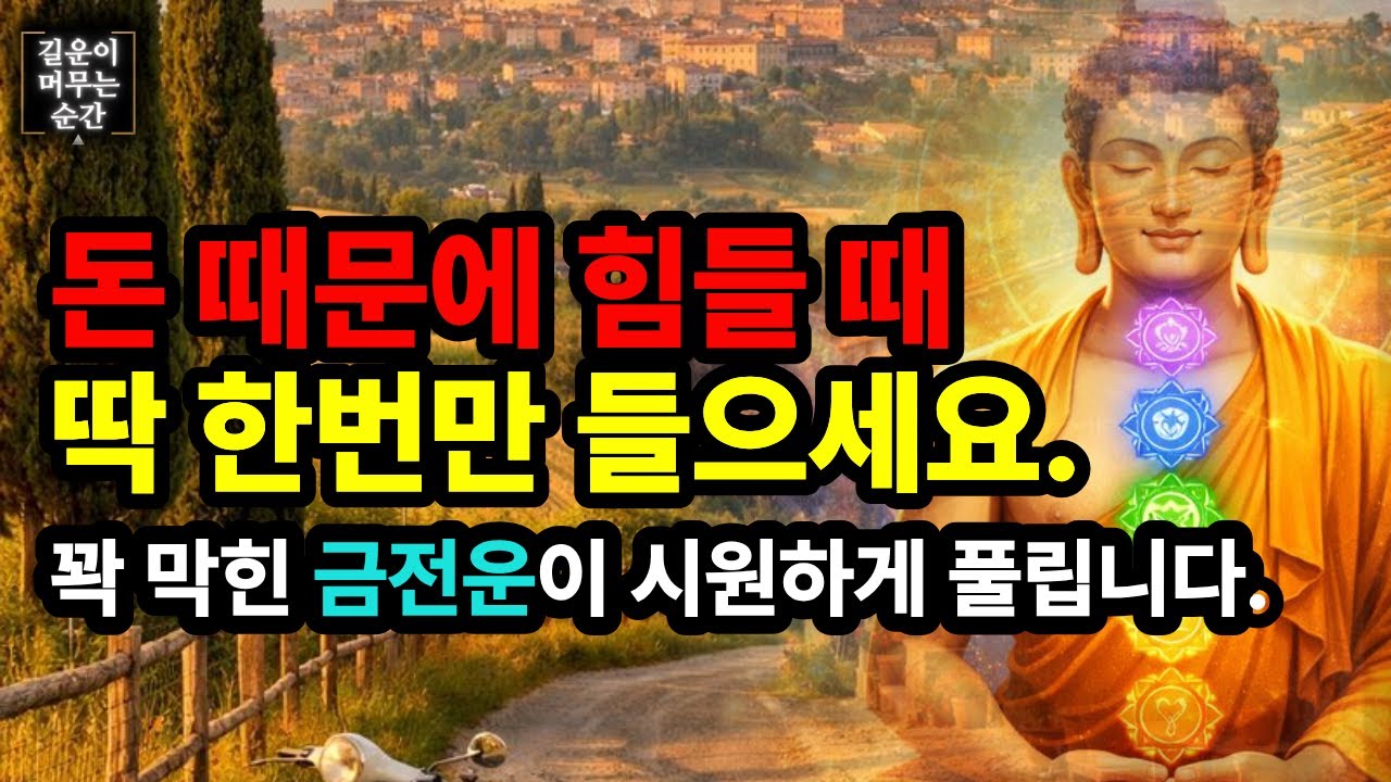 돈 때문에 마음이 너무 힘들 때이 영상 하나로 숨부터 고르세요