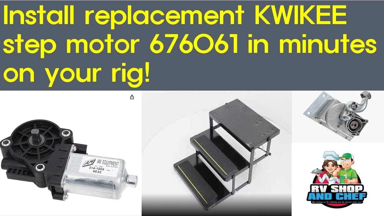 Install your Kwikee RV step motor in Minutes!  Fix that horrible grinding noise and avoid down time!