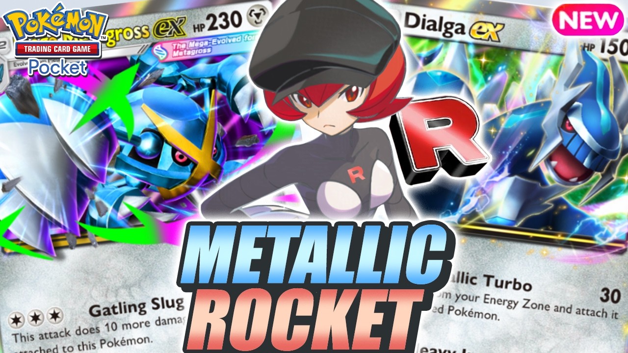 MASSIVE ENERGY ! Team Rocket's MEGA METAGROSS One Shots Anyone ! - Pokemon TCG Pocket