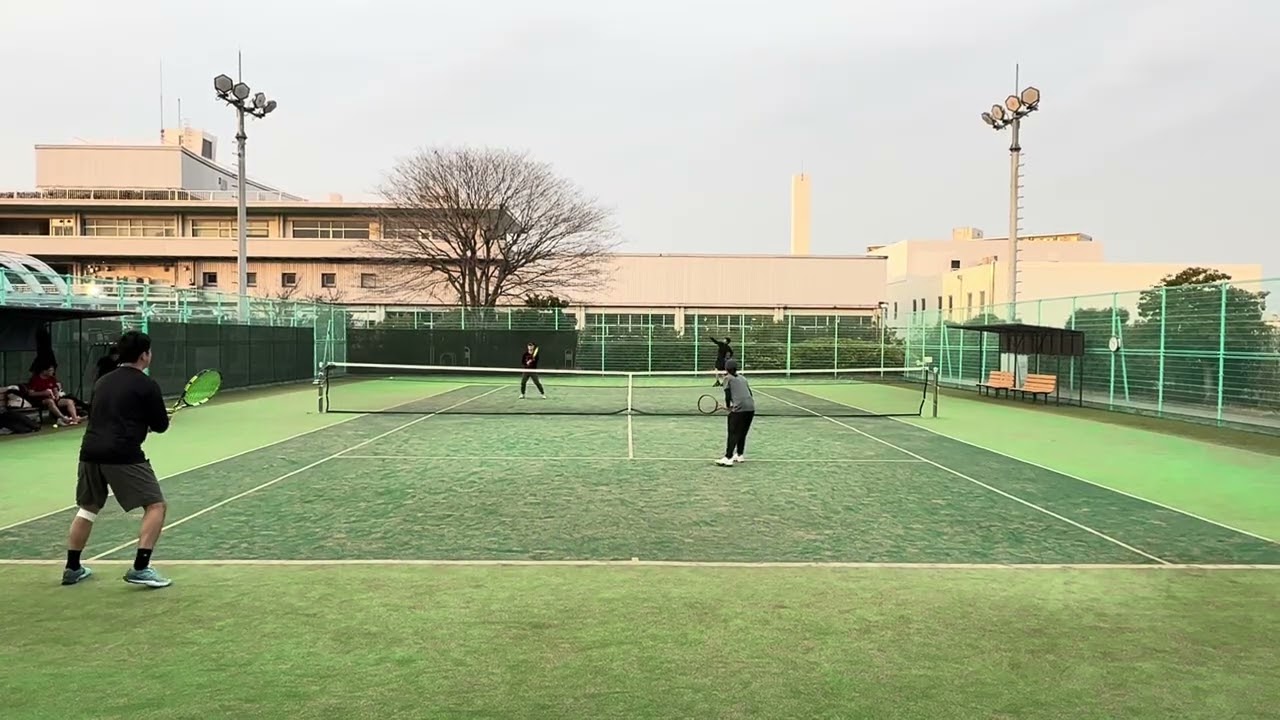 Valentine’s Day tennis practice — Doubles, Part 5