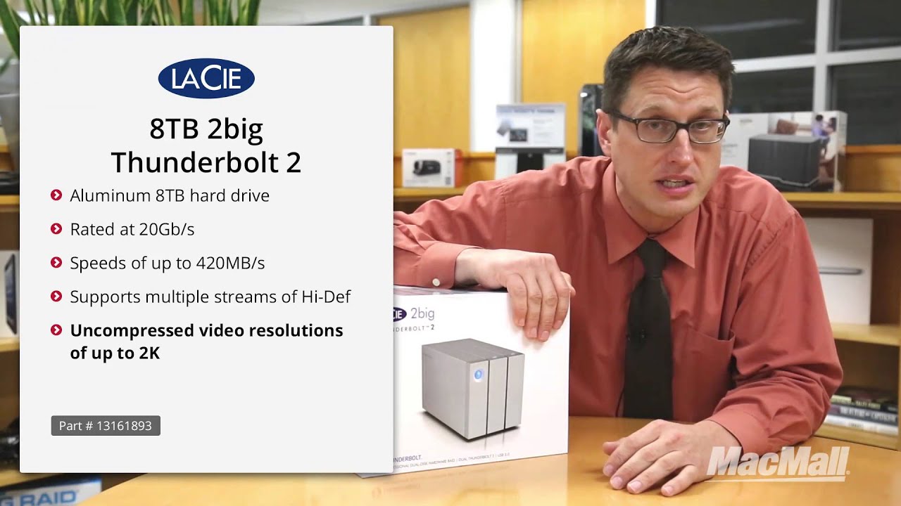 Chris Quilisch explains the LaCie 8TB 2Big with Thunderbolt 2