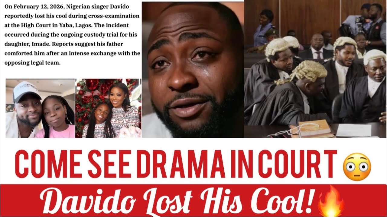 Drama in Court as Lawyer Frustrates Davido During Cross-Examination Over Imade’s Full Custody 🔥⚖️