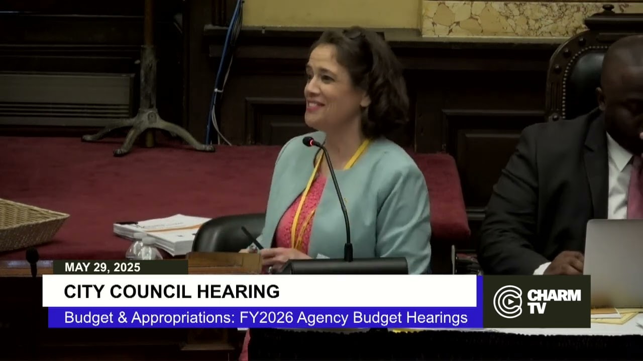 City Council Hearing: FY2026 Budget – BMZA; May 29, 2025