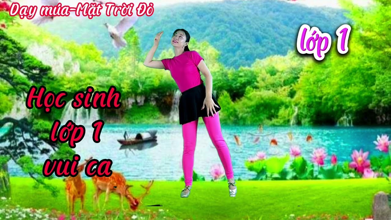 Học sinh lớp 1 vui ca/B&agrave;i m&uacute;a vui tươi rộn d&agrave;ng💥