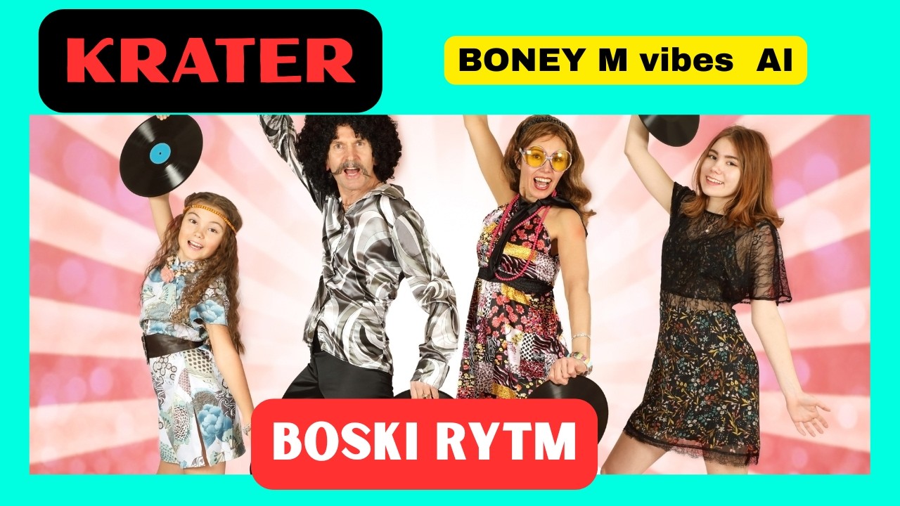 Krater Boski rytm (Official Video) Disco Dance Euro Disco Boney M vibes