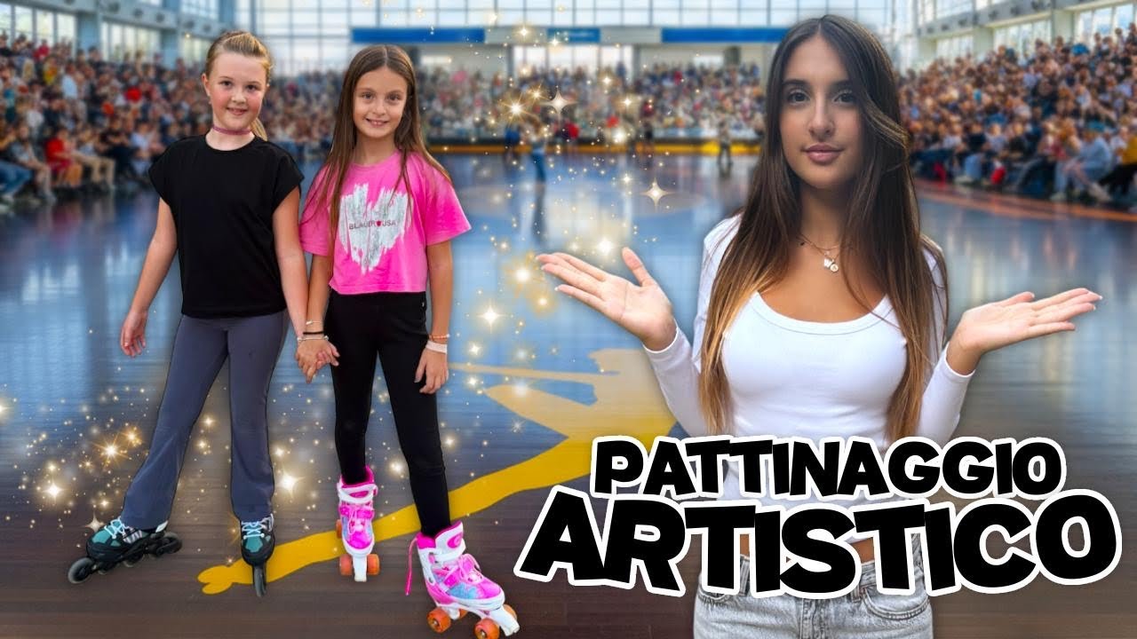Ludovica FA LEZIONI di PATTINAGGIO Per la PRIMA VOLTA con la sua MIGLIORE AMICA 🛼