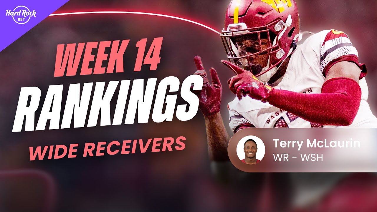 Fantasy Football Rankings & Tiers | WR Studs, Busts & Sleepers (Week 14)