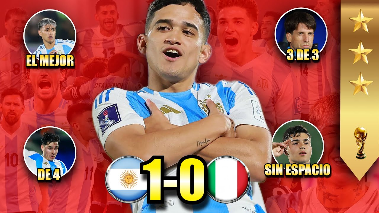 🔥🚨GOLAZO! Argentina 1 - 0 Italia | An&aacute;lisis Mundial Sub20