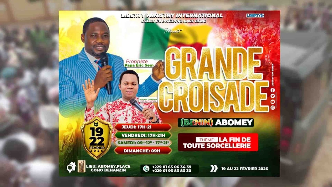 CROISADE ABOMEY JOUR 1