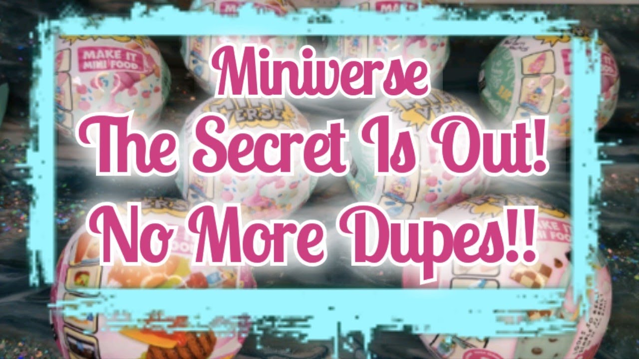 Лайфхаки Miniverse. Без взвешивания, без тряски, без обмана! Получайте то, что хотите, каждый раз!