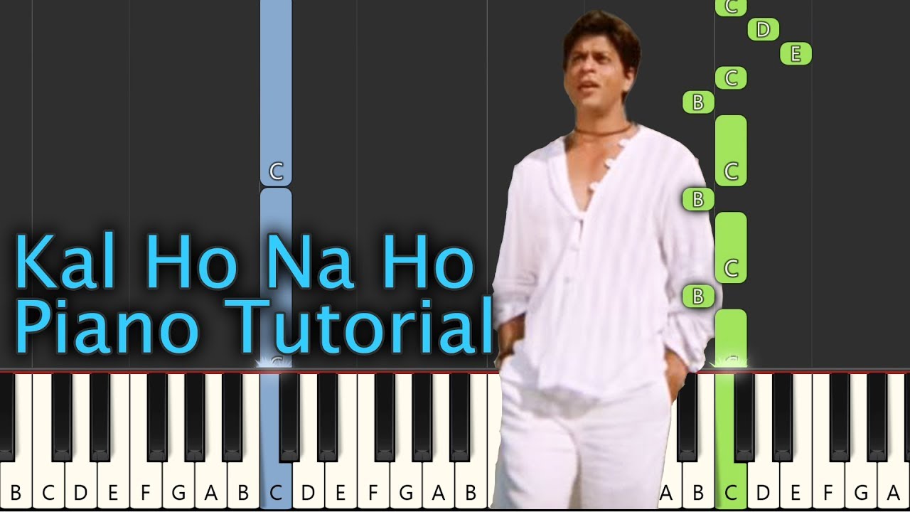 Har Ghadi Badal Piano Tutorial Notes & MIDI | Kal Ho Na Ho | Hindi Song