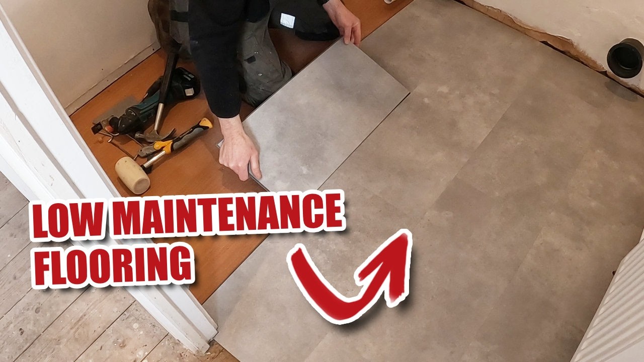 EASY to fit and LOW MAINTENANCE bathroom flooring! (Firmfit SPC)