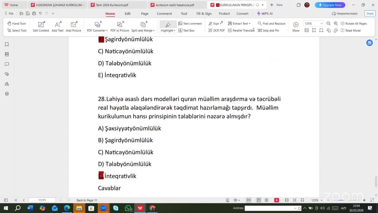 MART QRUPU İLƏ İLK DƏRS KURİKULUM NƏDİR?