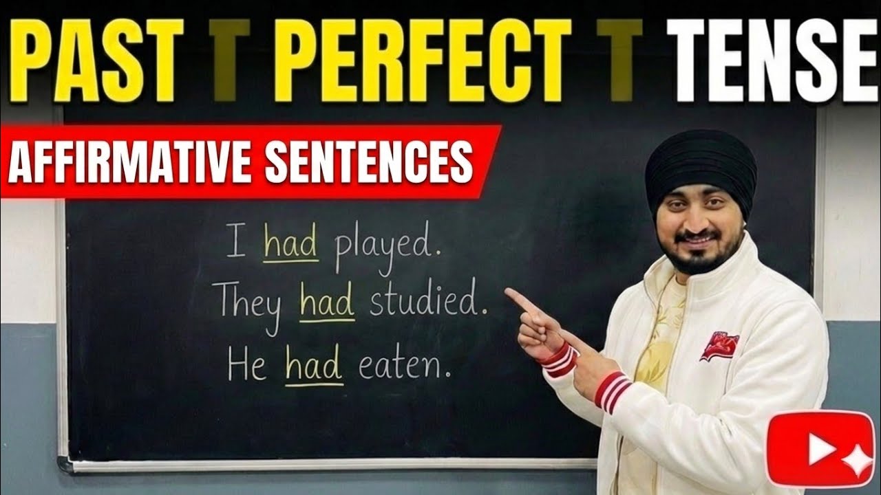 Past perfect tense#affirmative sentence 