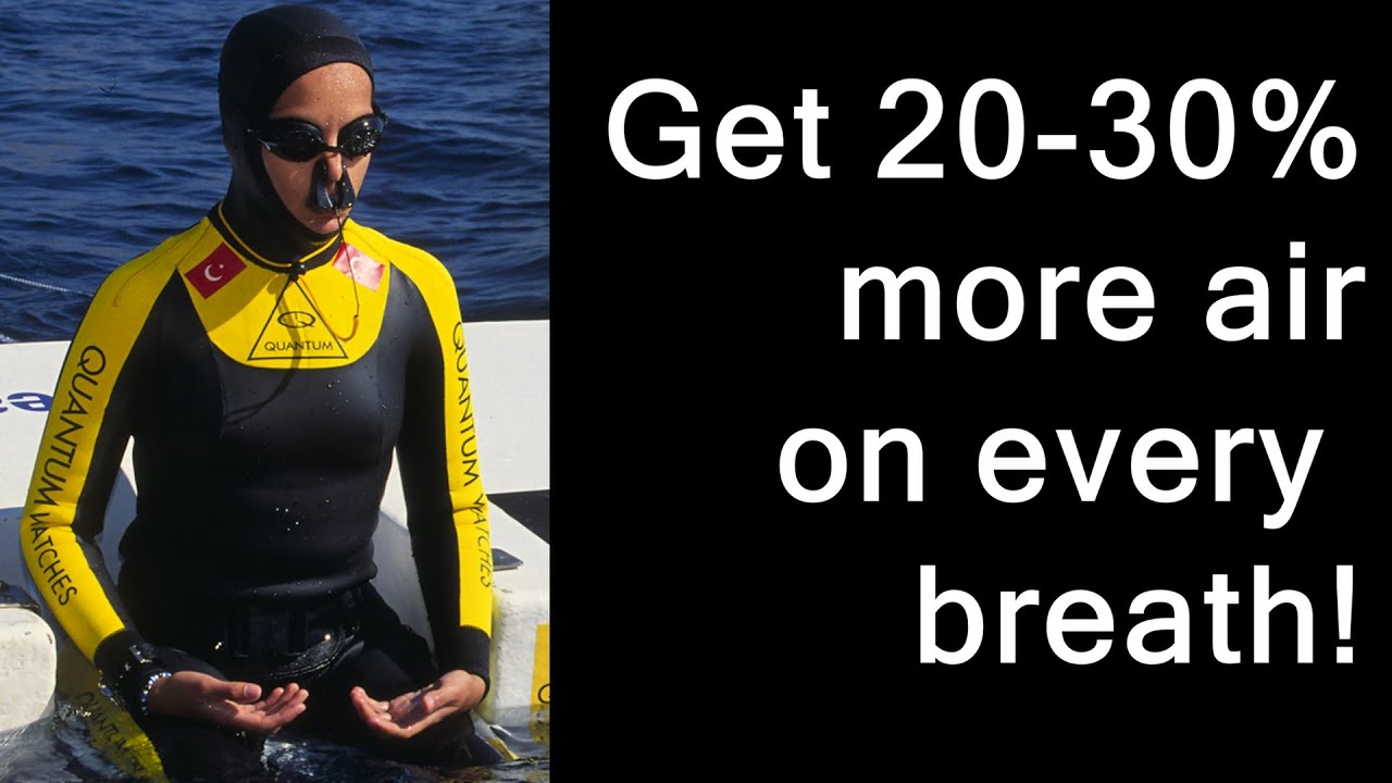 Get 30% more air with every breath by breathing upright!