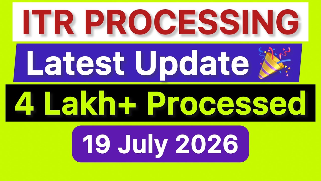 ITR Processing Latest Update: Refunds Coming Faster? 