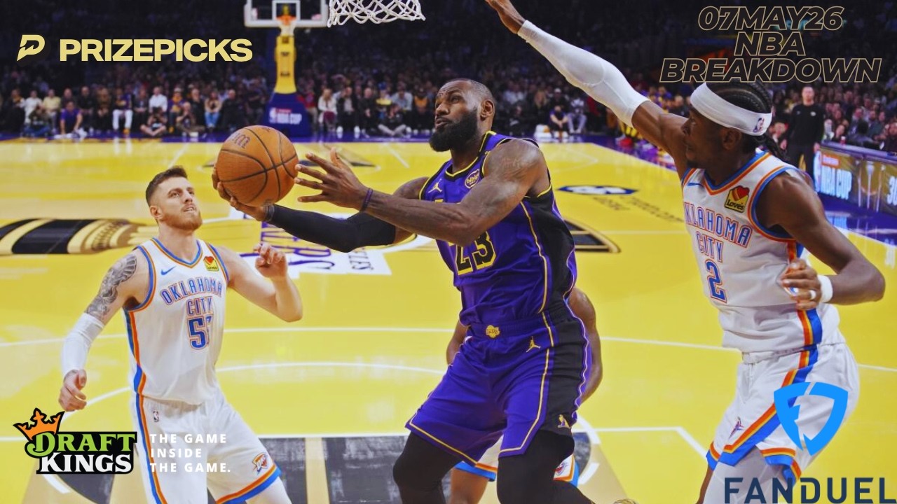 HOW TO WIN ($100,000) | 07MAY26 | NBA DFS SLATE BREAKDOWN AND BEST PICKS