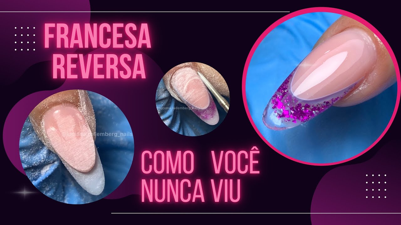 FRANCESA REVERSA COMO VOCÊ NUNCA VIU!!!!!😱🥰/ *alongamento no formato almond