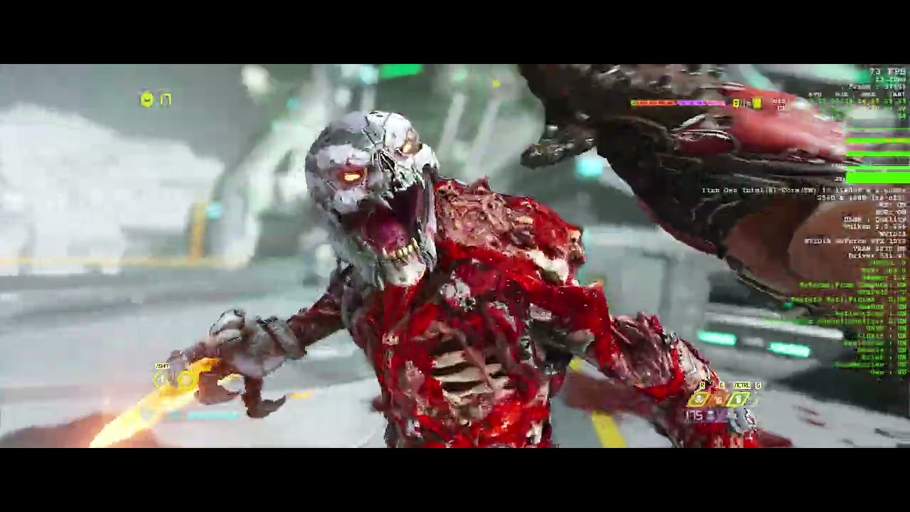 DOOM Eternal rtx 3050 i5 11400f hdr on rtx ultra