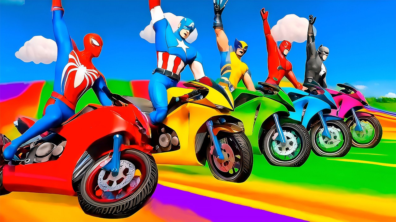 الرجل العنكبوت انقاذ باتمان Spider-Man Rescue batman vs iron man vs venom funny Game GTA 5 superhero