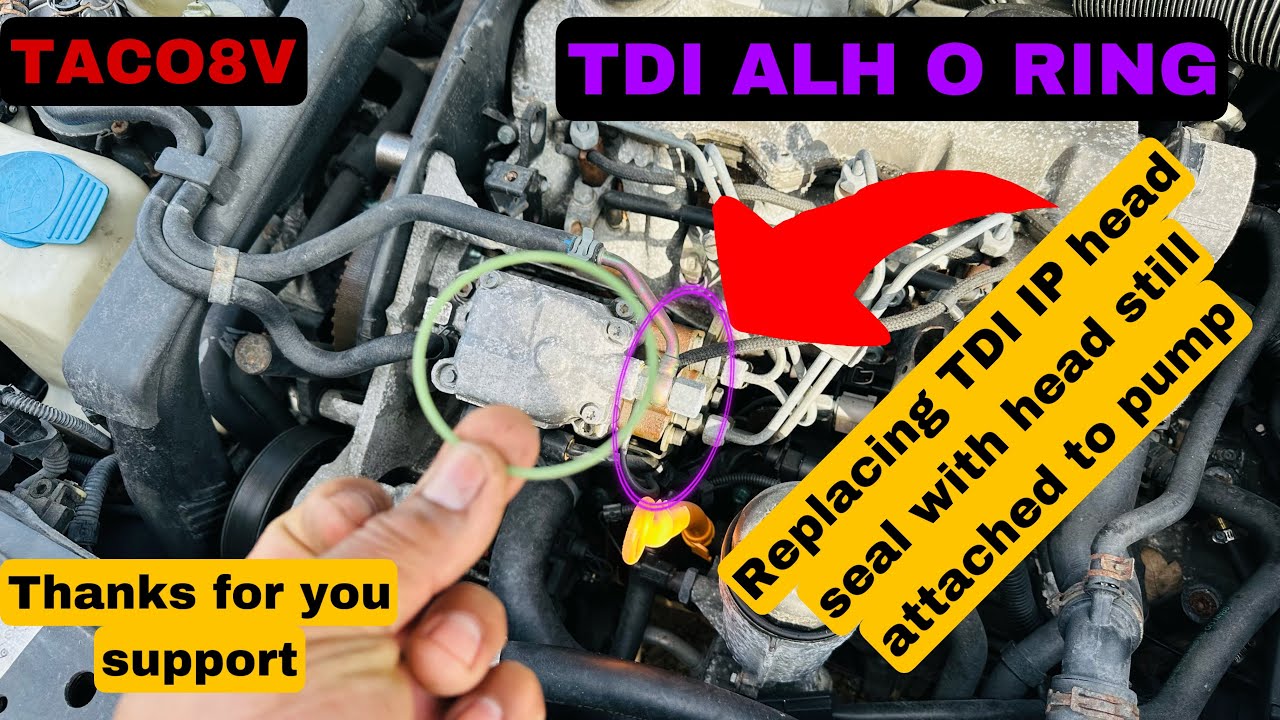 How to change a head seal on a diesel injection pump n/a and tdi at your own risk