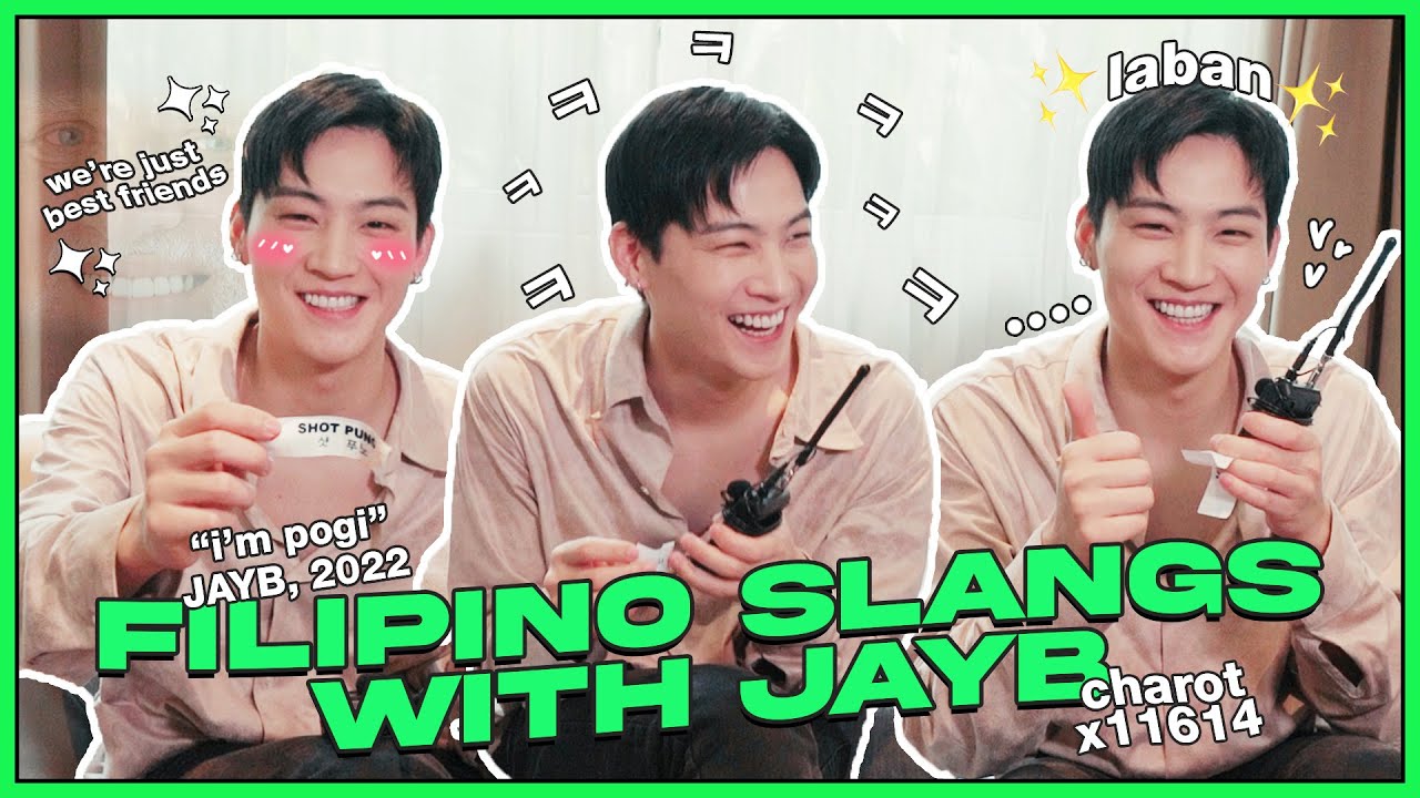 Ahgase CHAROT-ZONED Origin Story  | GOT7 JAYB Learns Fiipino Slangs (ENG)