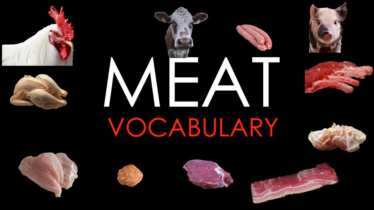 CARNES EN INGL&Eacute;S-MEAT VOCABULARY-TYPES OF MEAT IN ENGLISH