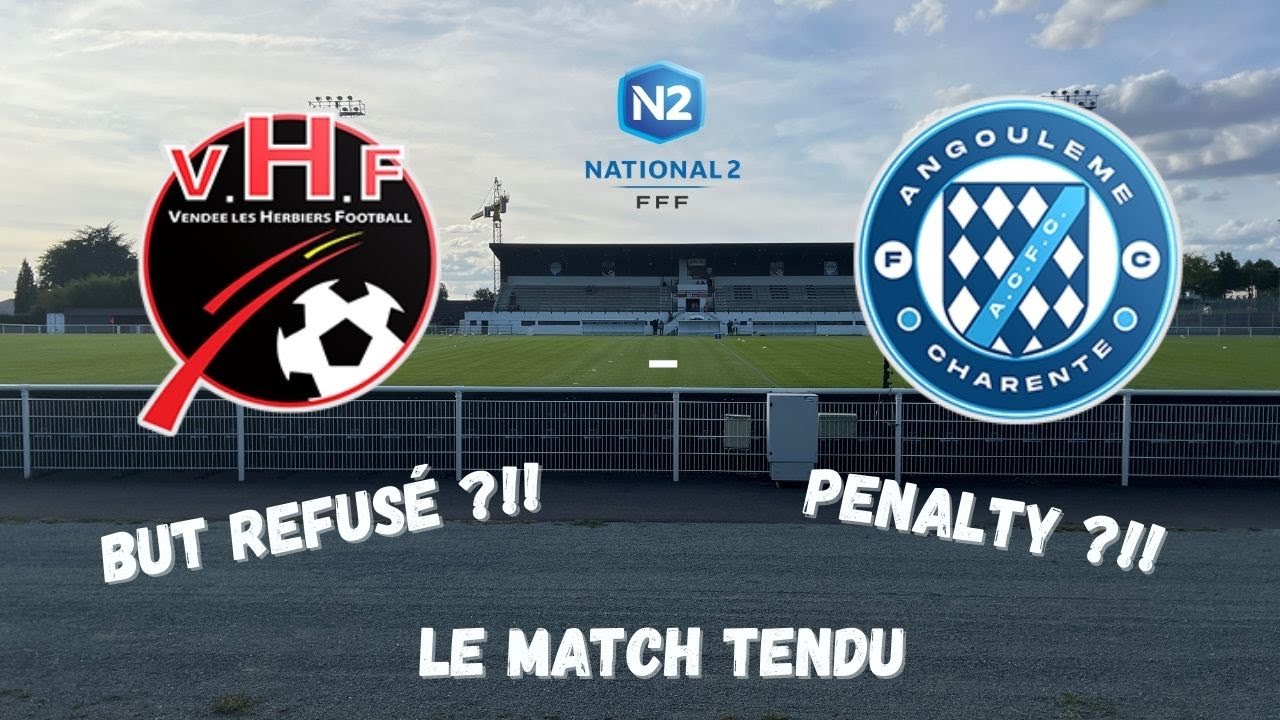 Les Herbiers - Angoulême: le match et ma visite de la ville